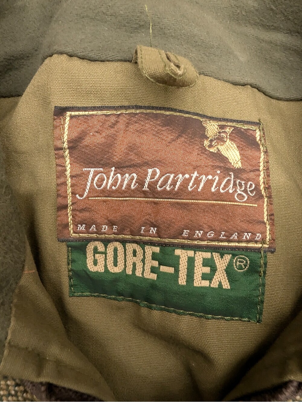 John Partridge Gore-Tex Wool Tweed Field Jacket Coat Men L - Picture 4 of 13